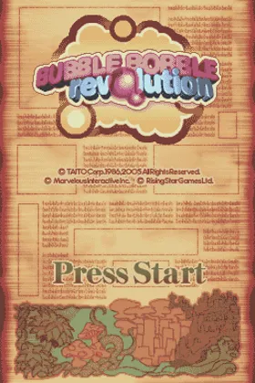 Bubble Bobble Revolution (USA) (Rev 1) screen shot title